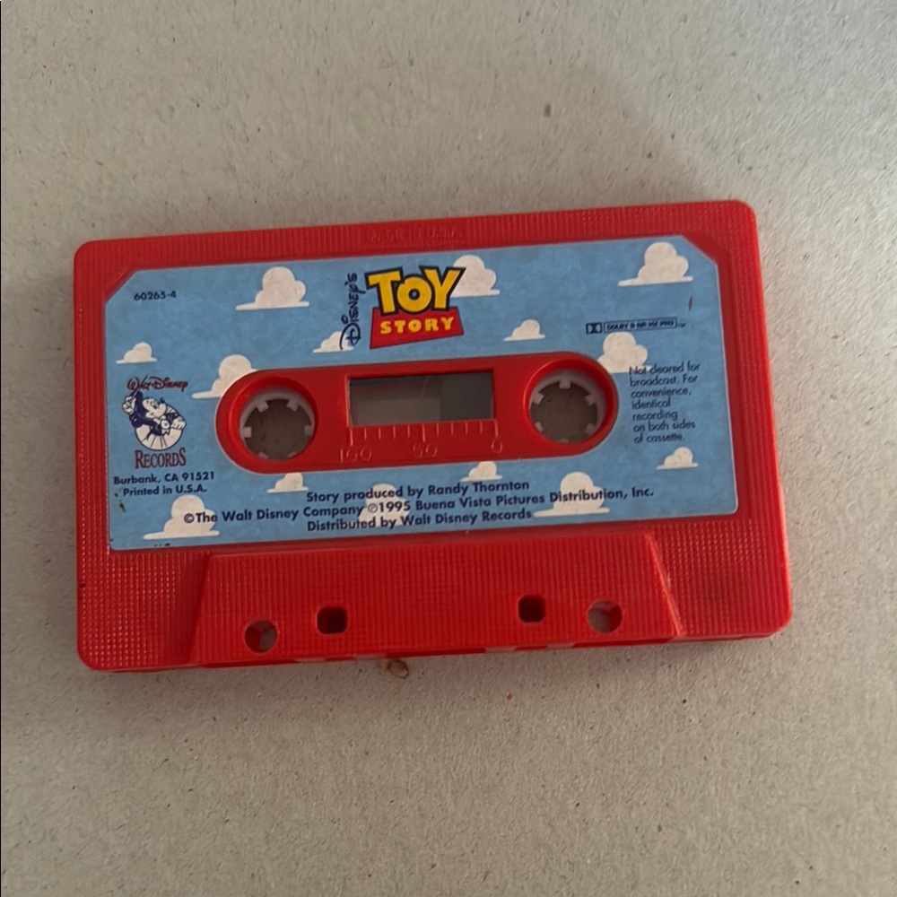 Toy Story Red Cassette Tape by